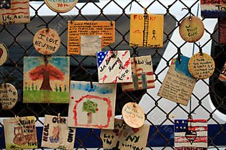 Tiles for America in NYC - remembering 9/11/2001