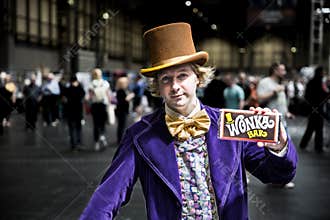 Willy Wonka Cosplay at Comic Con