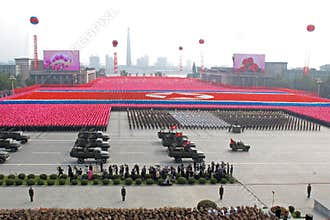 The 65th anniversary of North Korea labor party