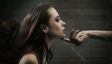 Woman's head