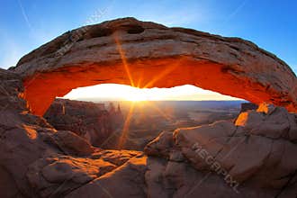 Sunrise at Mesa Arch