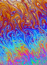 Glycerin and soap abstract