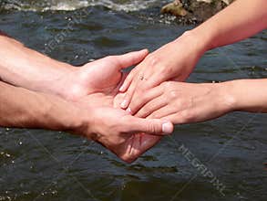 Hand in a hand