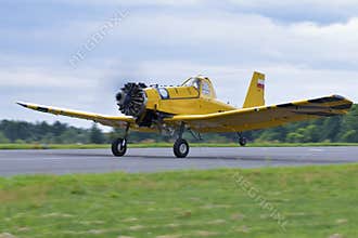 Take-off of the plane