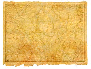 Antique Sea Chart 1910