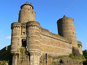 Poterne du chateau de Fougeres ( France )