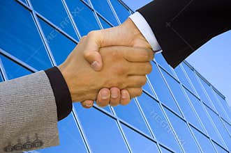 Business handshake