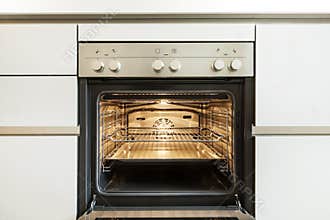 Inside of the oven