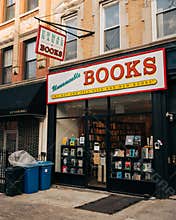 Unnameable Books vintage sign, Brooklyn, New York