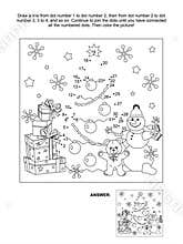 Dot-to-dot activity page