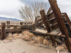 Run down cattle loader
