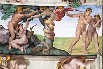 Adam and Eve, Sistine Chapel