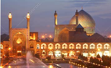 Night view of Esfahan, Iran