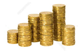 Money Stacks of Australian Coins
