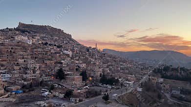Sunrise View of Mardin in Turkiye