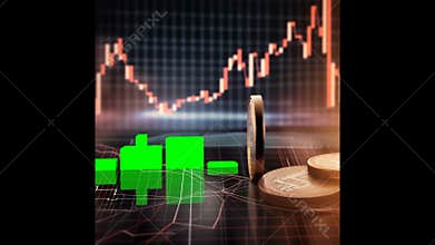 Bitcoin Market Surge : A Visual Journey ai generative