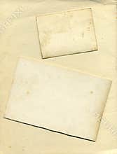 Vintage card background texture and edges