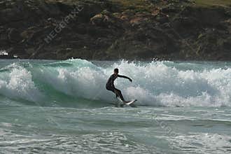 playa de Doniños , Ferrol , Galicia , España ,playa de surf , bodyboard , tabla de surf