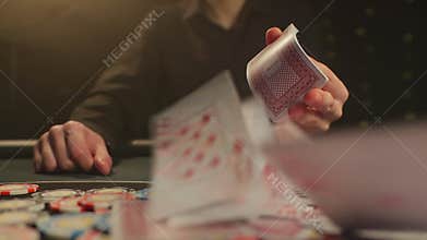 Game poker casino place chips cards table life Vegas roulette jack play money