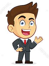 Welcoming Businessman