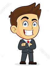 Businessman with Folded Hands
