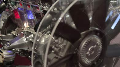 Car Manufacturing. Engine.
