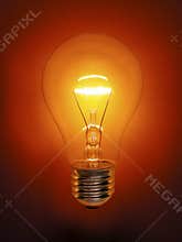 Golden Light Bulb Electric