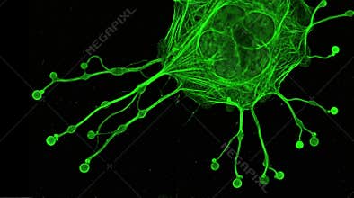 Bone Marrow Megakaryocyte Platelet Budding Confocal