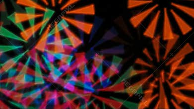 Colorful rays