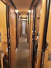 Interior of a Japanese sleeper train