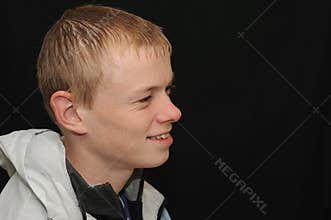 Teenage boy profile