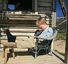 Boy Taking Afternoon Nap