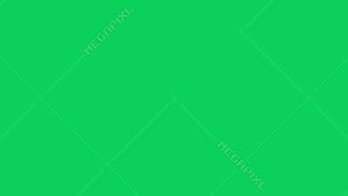 Blank wood sign hanging on metal chain swinging, isolated animated video clip footage