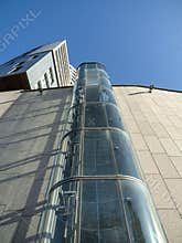 Elevator in skyscrapers
