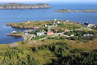Historic town of Trinity, Newfoundland, Canada
