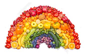 Fruit and vegetable rainbow