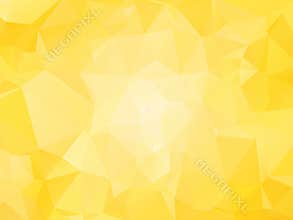 Yellow background with triagles
