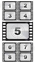 Film strip backgrounds