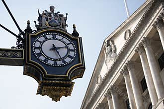 The Bank of England in London