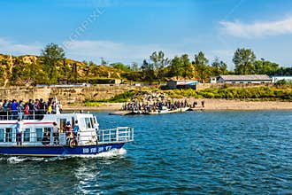 The Yalu River -- China DPRK border