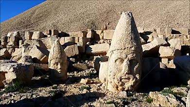 West terrace of Mount Nemrut, Turkey