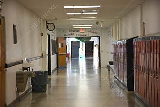 School hallway