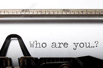 Who are you?