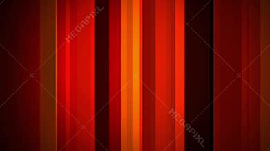 Digital perfectly loop of abstract orange vertical lines moving background