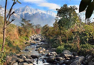 Dhauladhar Himalayan mountain range India