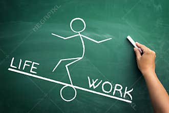 Work and life balance concept