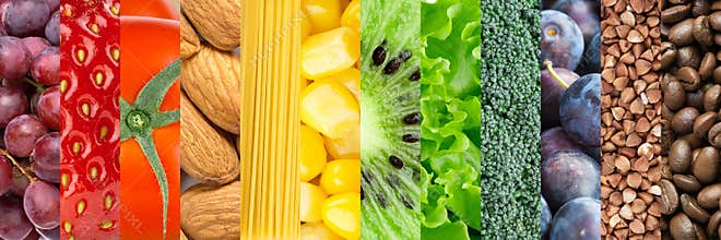 Healthy food background