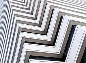 Abstract architecture of a modern building