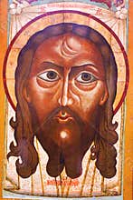 Ancient icon black jesus