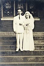 Vintage Wedding Photo